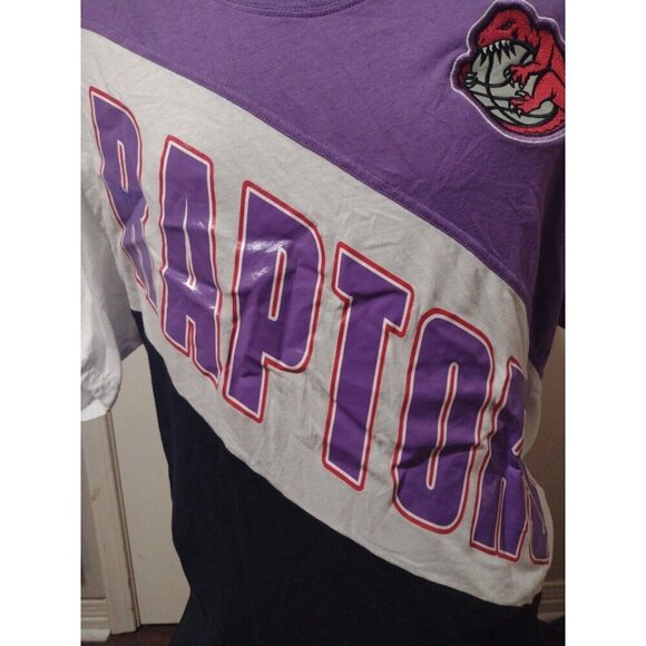 Men's Mitchell & Ness Toronto Raptors T-Shirt Hardwood Classics Size Large L - Picture 3 of 10